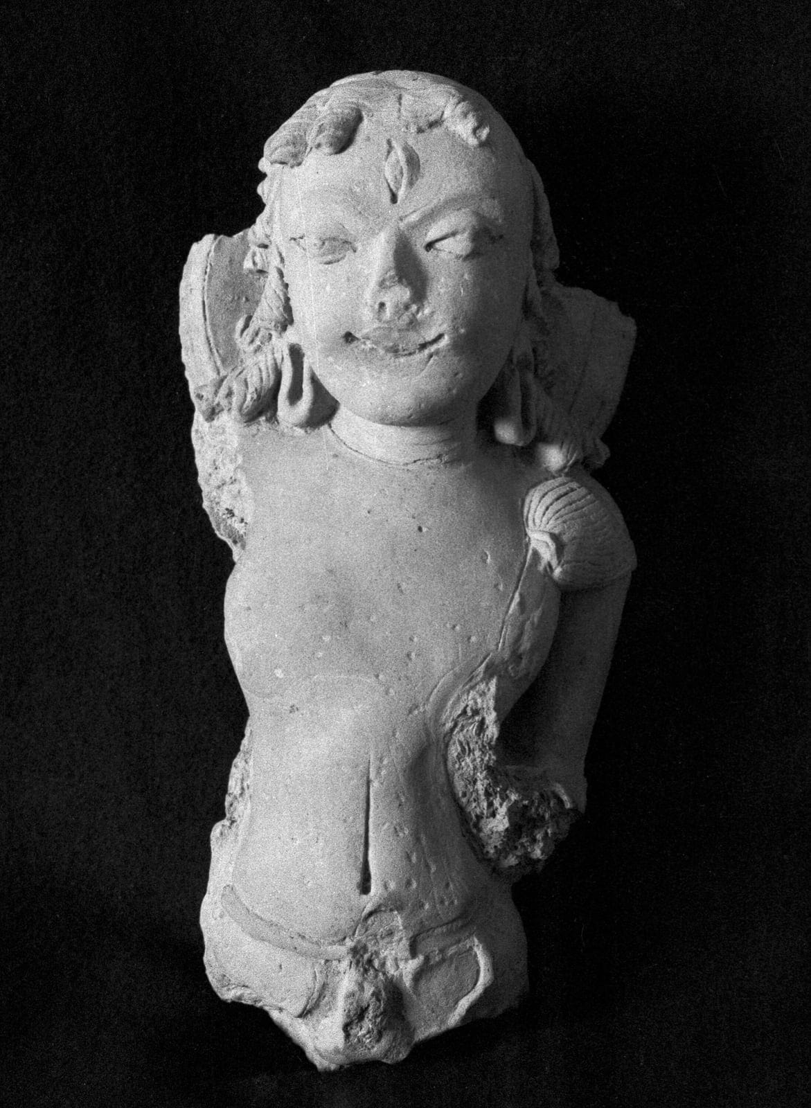 A Small Clay Figure From Ayodhya District
