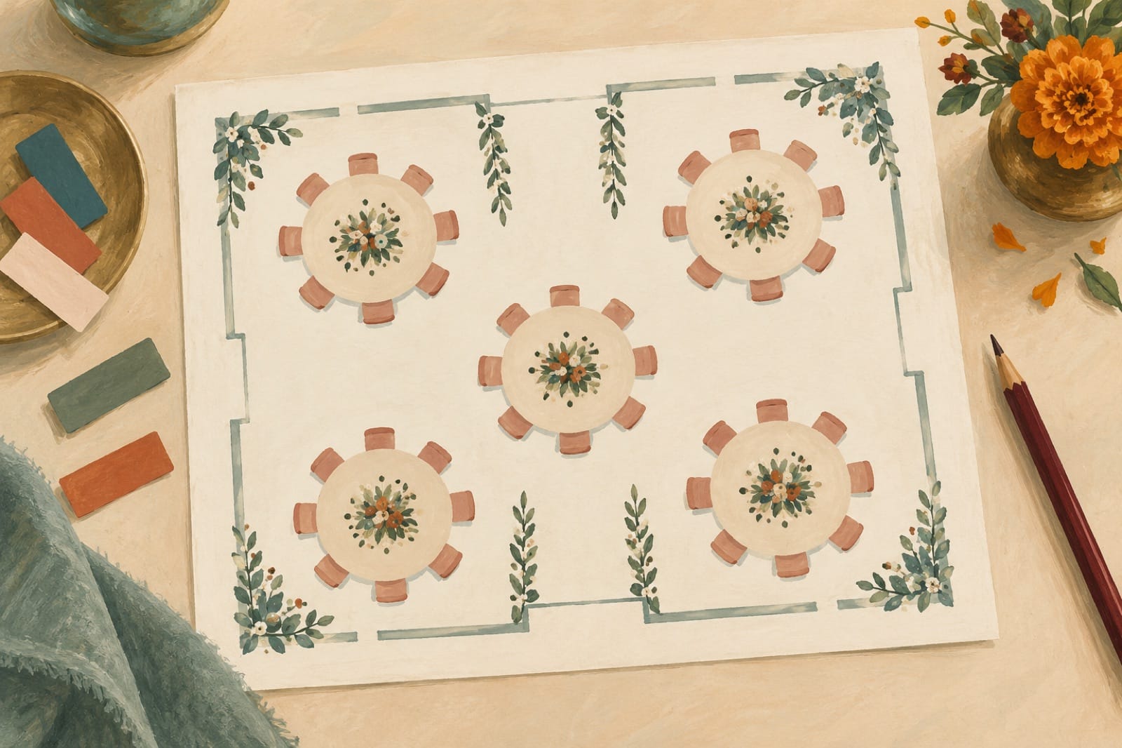 An Ayodhya Wedding Seating Plan: Tables, Guests and Late Changes