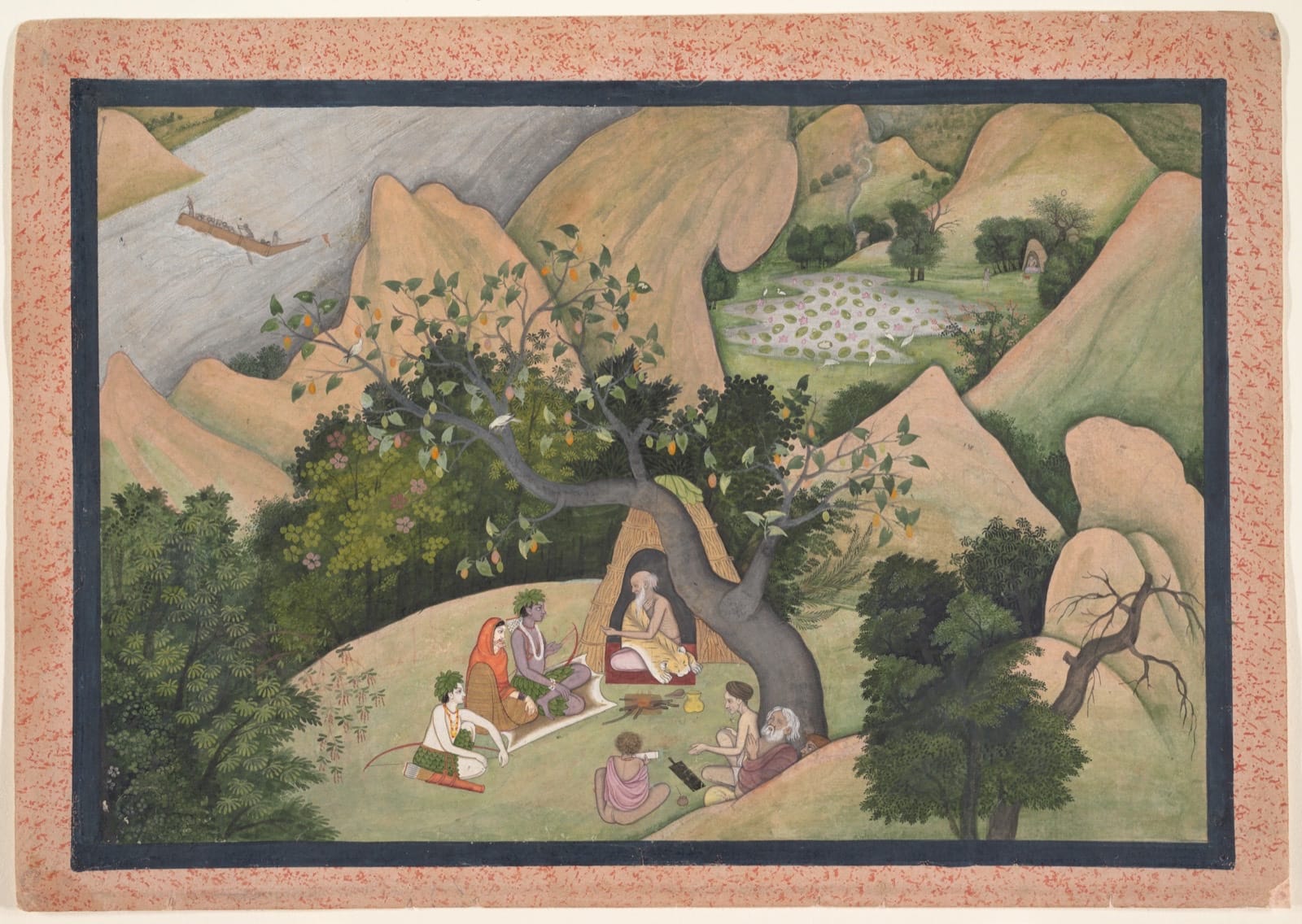 One Landscape, Several Moments: Reading a Ramayana Painting